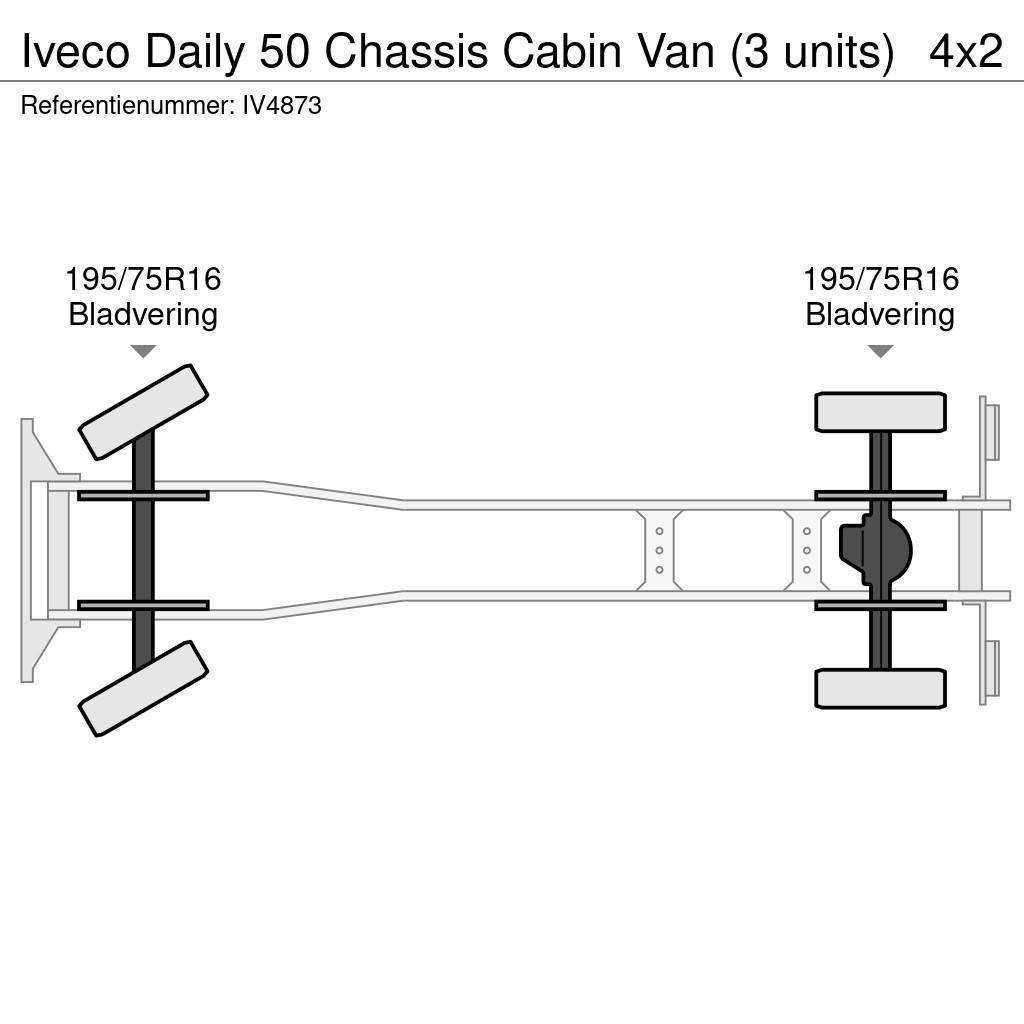 Iveco Daily 50 Chassis Cabin Van (3 units) Camion cabina sasiu
