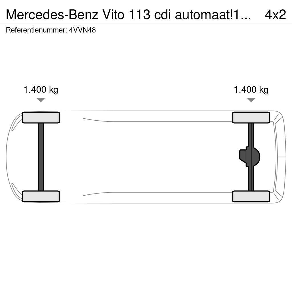 Mercedes-Benz Vito 113 cdi automaat!140dkm!! Autoutilitara transoprt marfuri