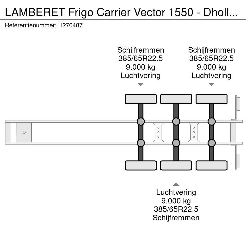 Lamberet Frigo Carrier Vector 1550 - Dhollandia Loadlift - Temperature controlled semi-trailers