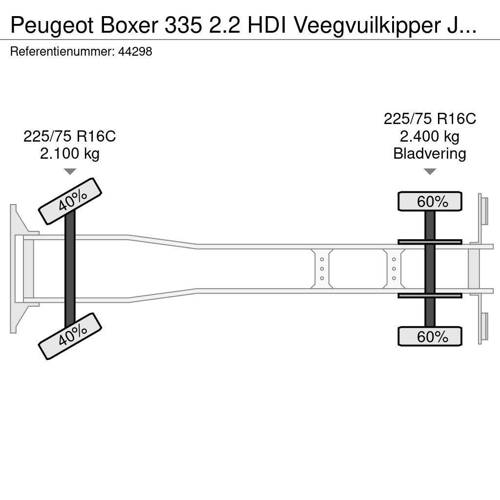 Peugeot Boxer 335 2.2 HDI Veegvuilkipper Just 156.275 km! Camioane platforma/prelata