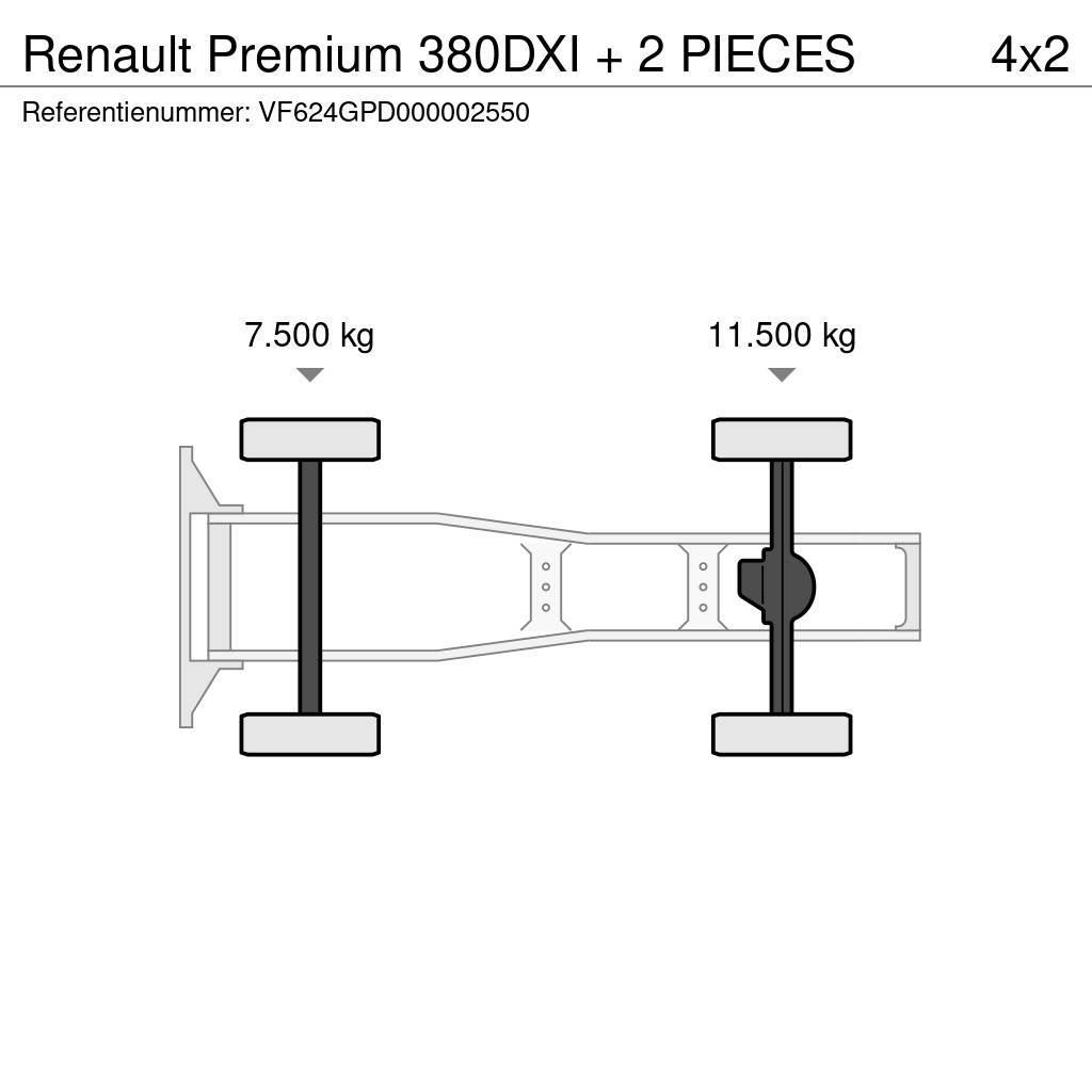 Renault Premium 380DXI + 2 PIECES Tractor Units