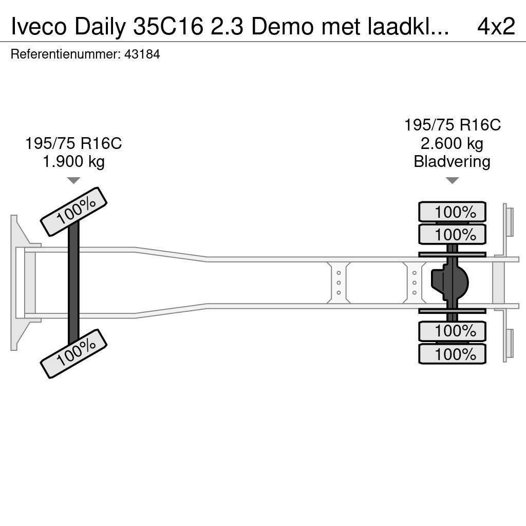 Iveco Daily 35C16 2.3 Demo met laadklep Just 2.254 km! Autocamioane