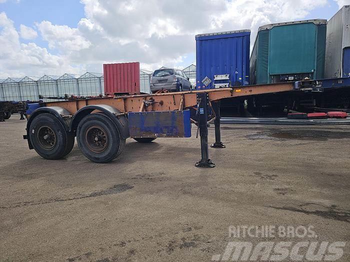 Köhler Elmshorn 20 ft container chassis  steel suspension Containerframe semi-trailers