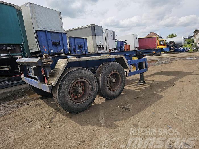 Krone 2 axle | 20 ft container chassis | steel suspensio Containerframe semi-trailers