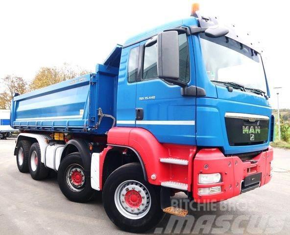 MAN TGS 35.440 8x4 BB Bordmatik Tipper trucks