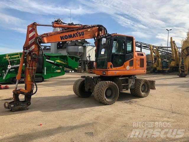 Komatsu PW148-10 Excavatoare cu roti