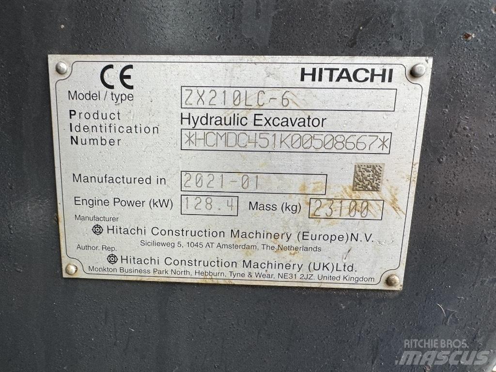 Hitachi ZX 210 LC-6 Excavatoare pe șenile
