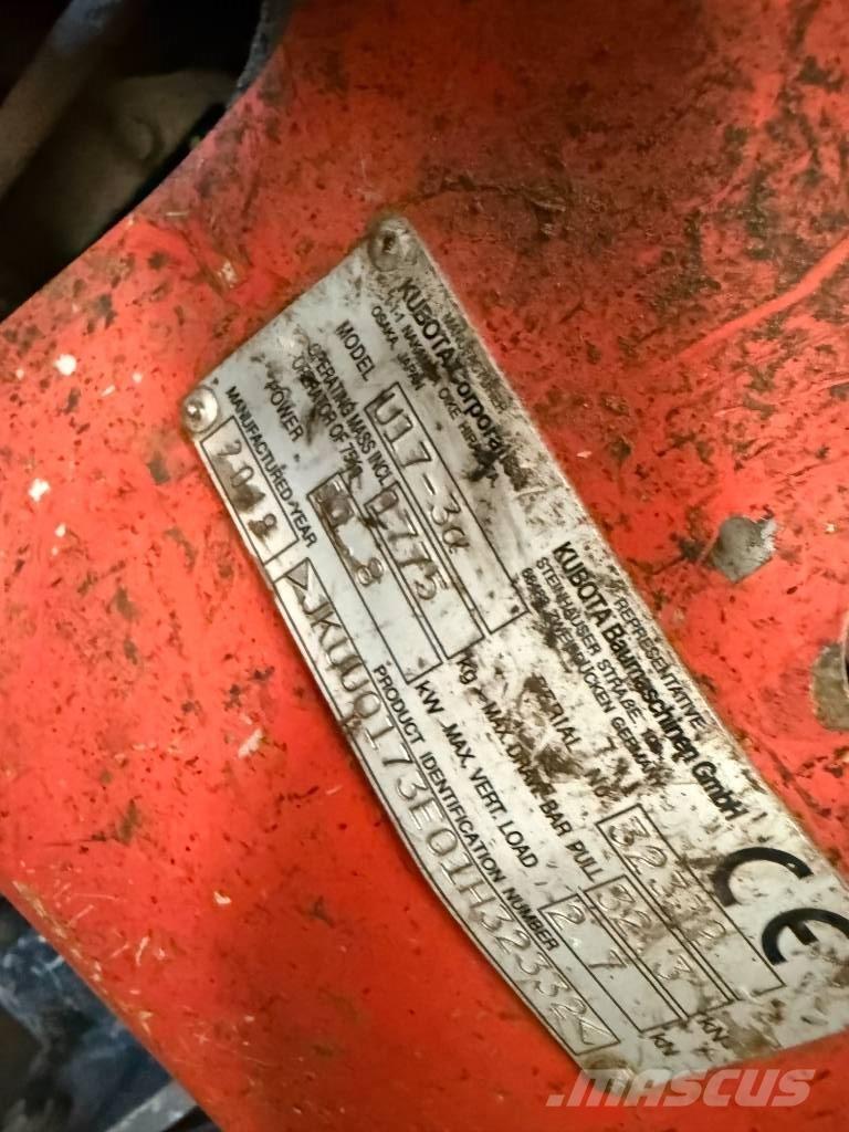 Kubota U 17-3 Mini excavatoare < 7t