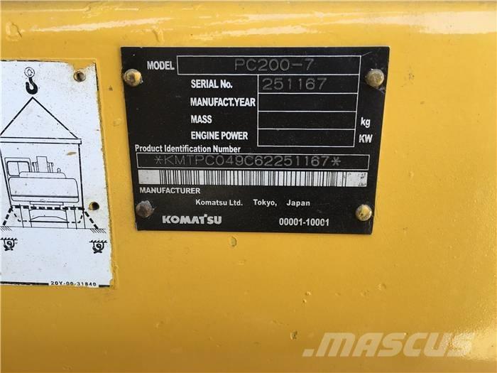 Komatsu PC 200-7 Excavatoare pe șenile
