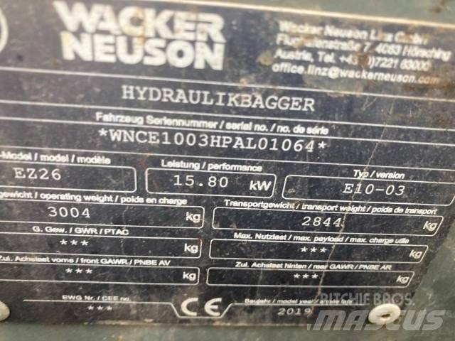 Wacker EZ26 Mini excavatoare < 7t