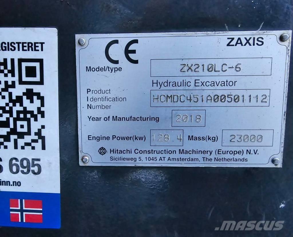Hitachi ZX 210 LC-6 Excavatoare pe șenile
