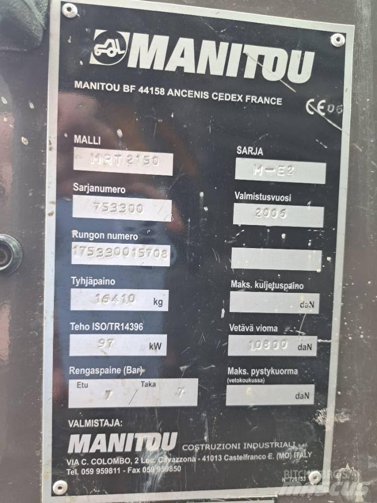 Manitou MRT 2150 Stivuitoare telescopice
