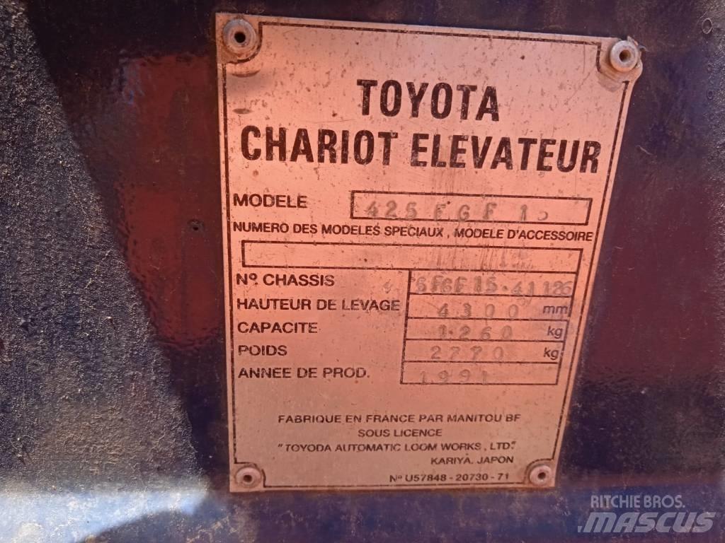 Toyota 42-5FGF15 Stivuitor GPL