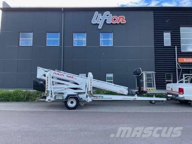 Dino 260 XTD Skylift Platforme aeriene montate pe remorca