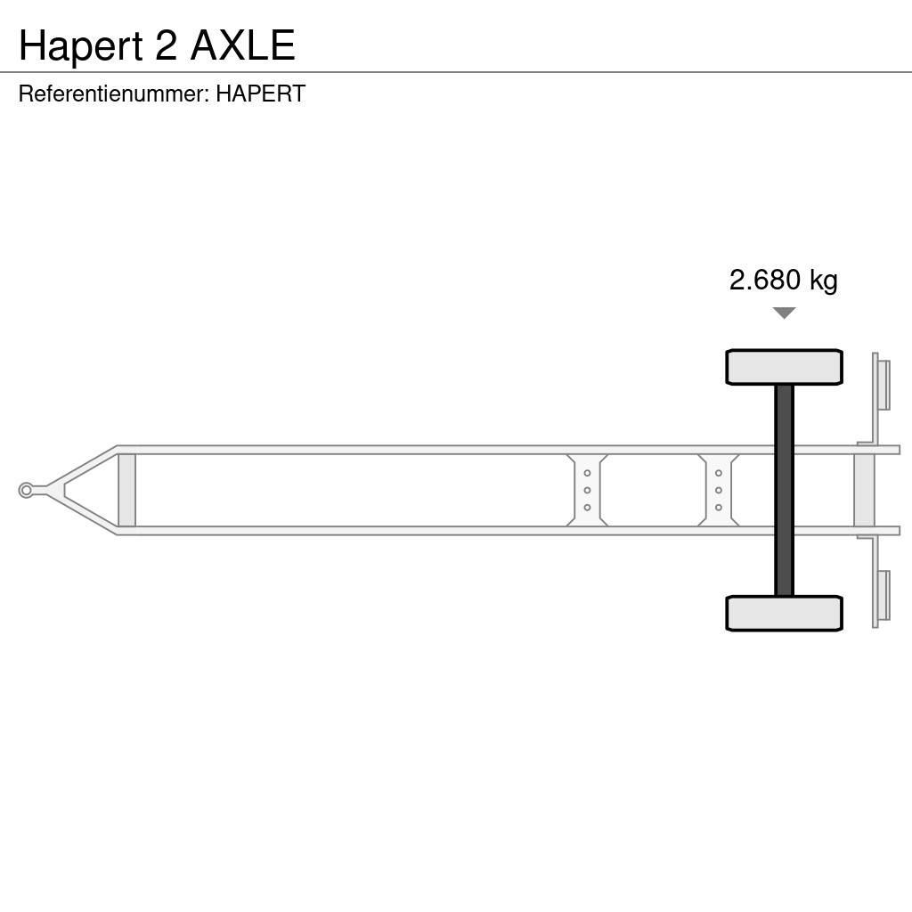 Hapert 2 AXLE Remorca cu prelata