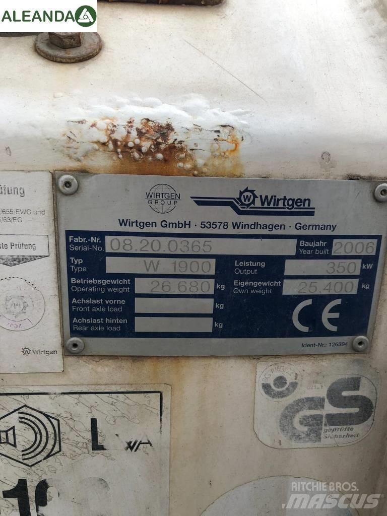 Wirtgen W1900 Utilaje asfalt cu freze reci