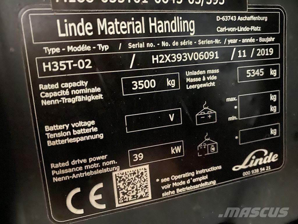 Linde H35T-02 Stivuitor GPL