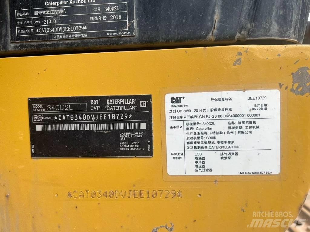 CAT 340D2L Excavatoare pe șenile
