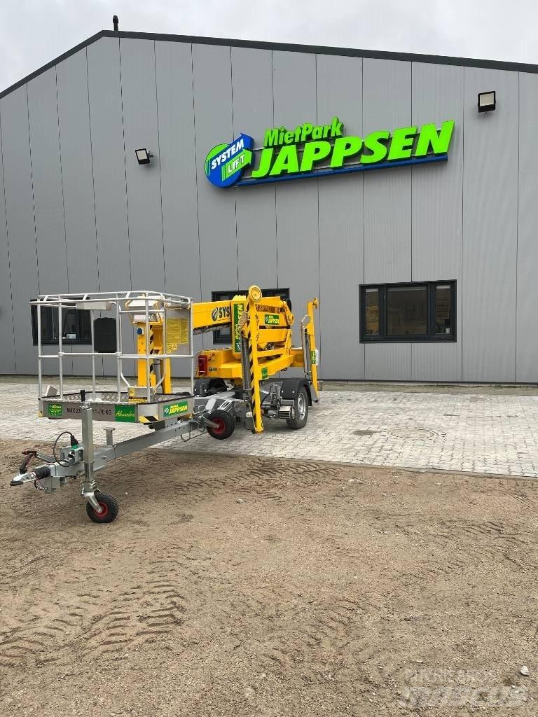 Ommelift 1500 EXB Platforme aeriene montate pe remorca