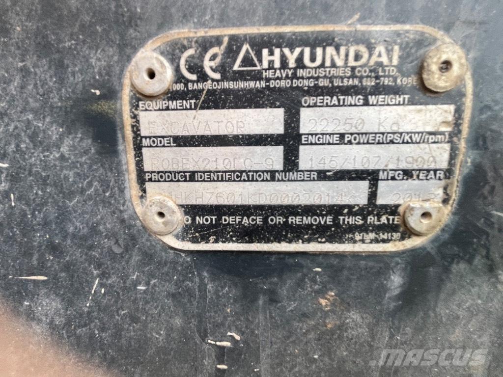 Hyundai 210-9! Excavatoare pe șenile
