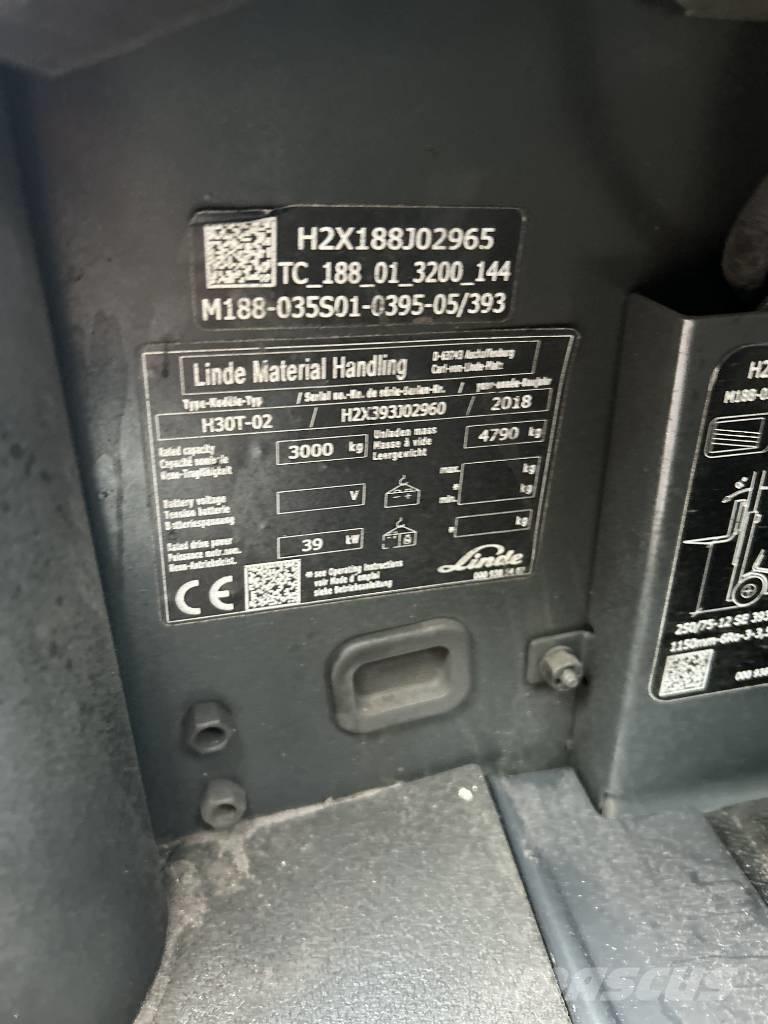 Linde H30T-02 Stivuitor GPL