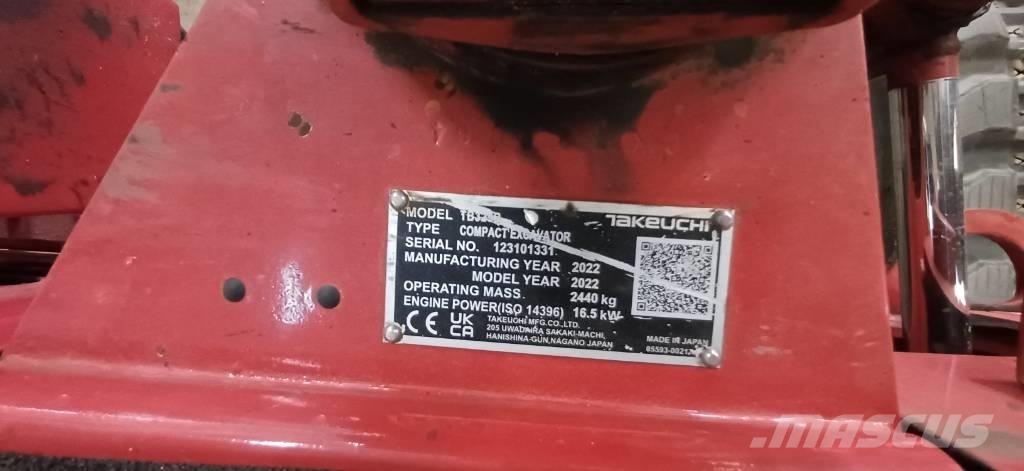 Takeuchi TB 325 R Mini excavatoare < 7t