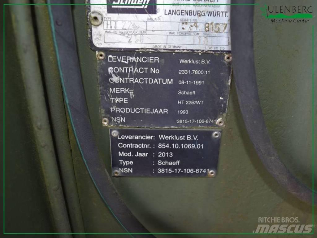 Schaeff HT22B/WT Excavatoare speciale