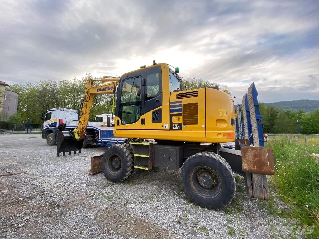 Komatsu PW 148 Excavatoare cu roti
