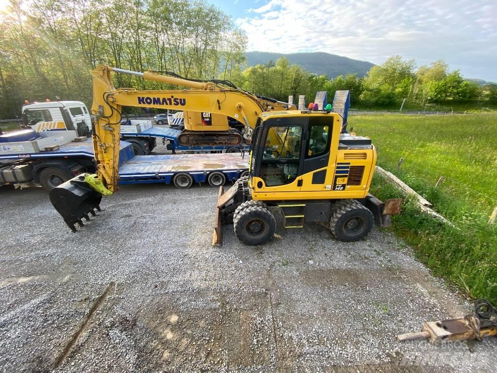 Komatsu PW 148 Excavatoare cu roti