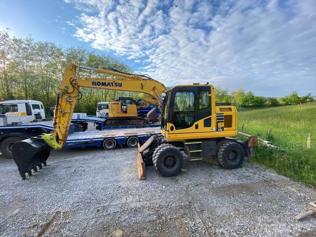 Komatsu PW 148 Excavatoare cu roti