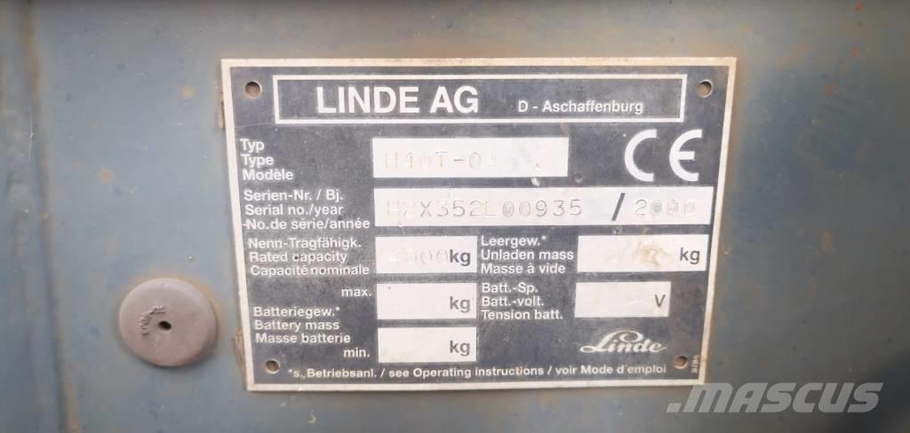 Linde H40T-01 Stivuitor GPL