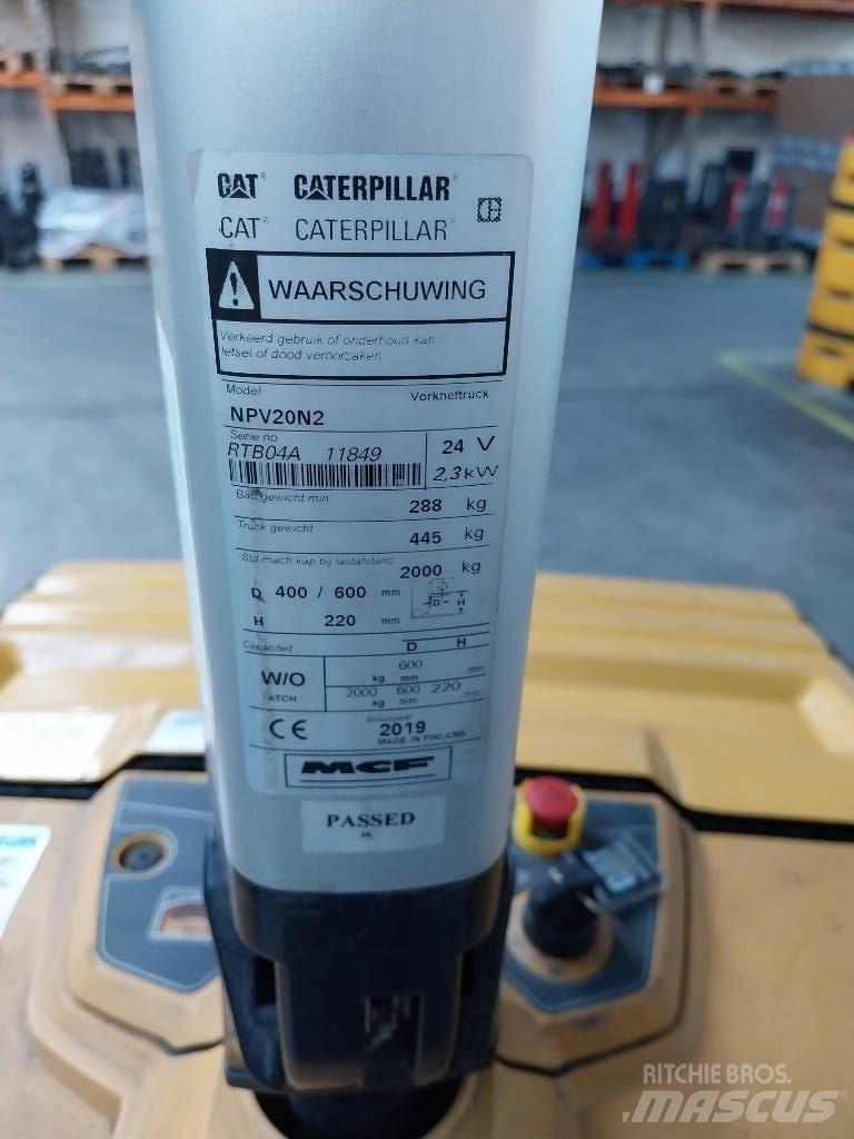 CAT NPV 20 N2 Transpaleta cu platforma