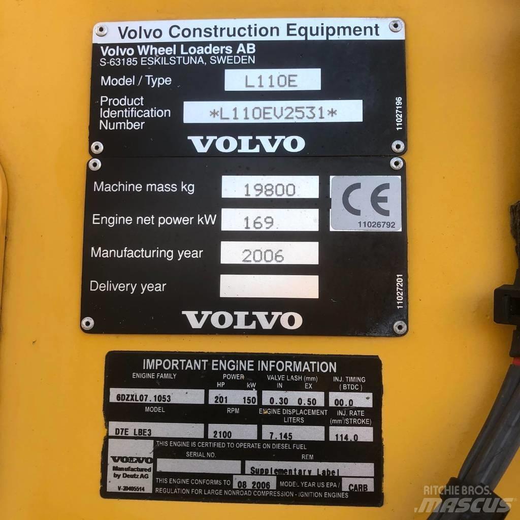 Volvo L 110 E Incarcator pe pneuri