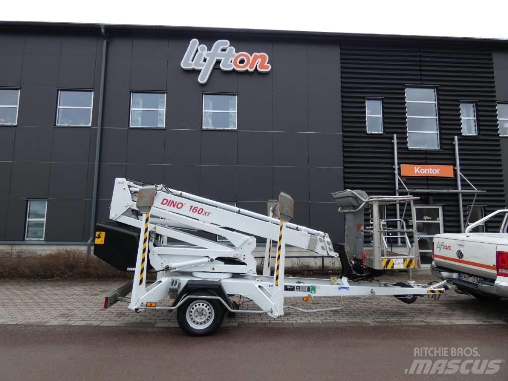 Dino 160 XT Skylift Platforme aeriene montate pe remorca