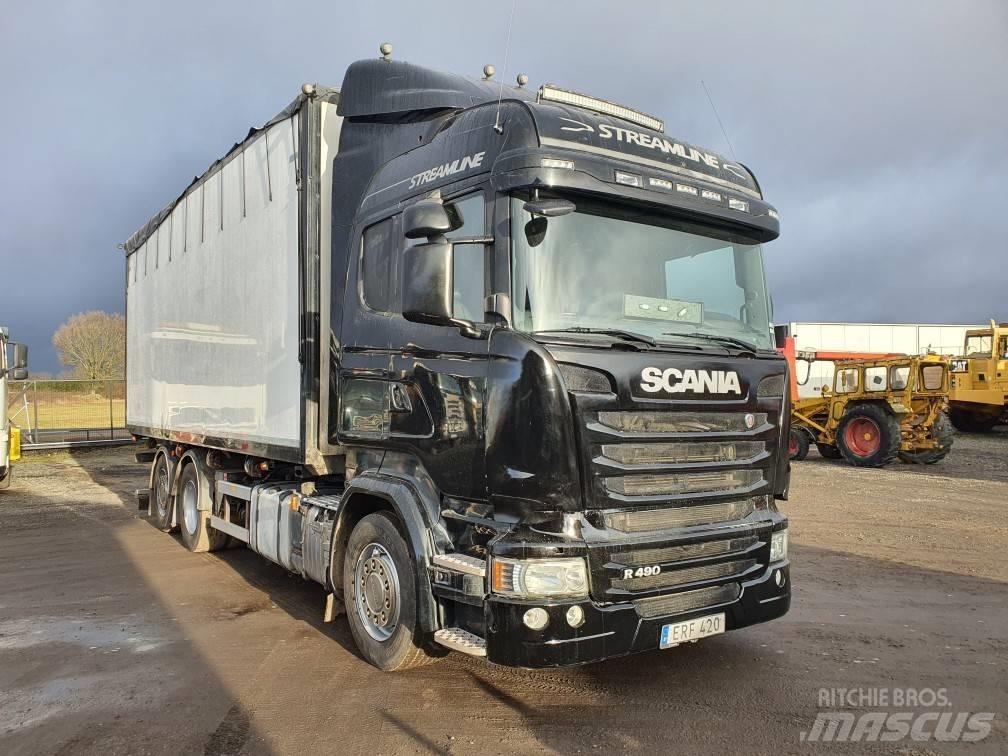 Scania R 490 Camion transport aschii