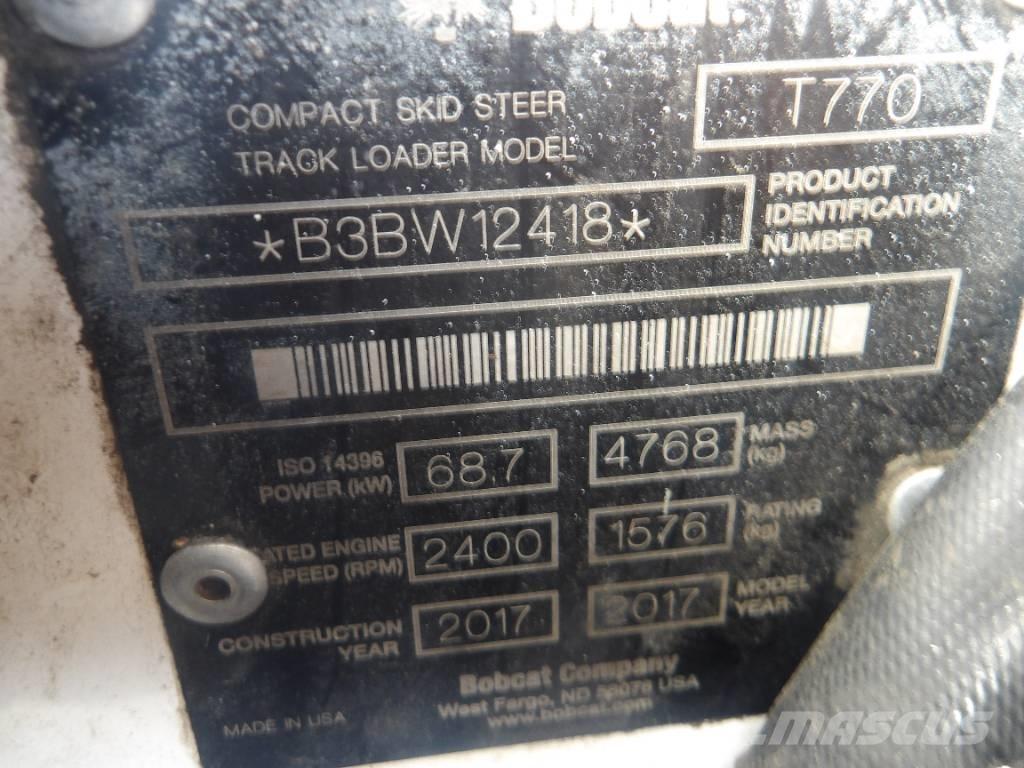Bobcat T 770 Încarcatoare cu excavator