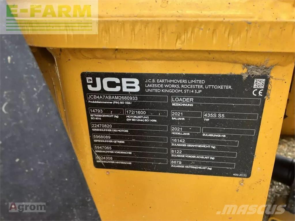 JCB 435 s agri Mini excavatoare < 7t