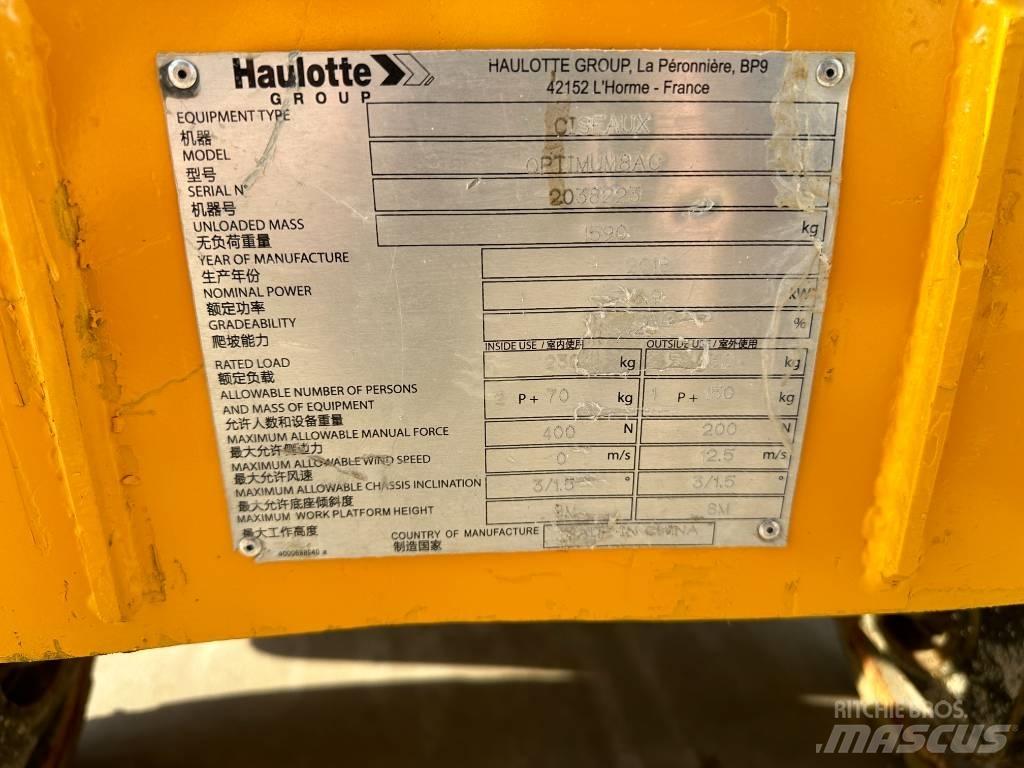 Haulotte OPTIMUM 8 Platforme foarfeca