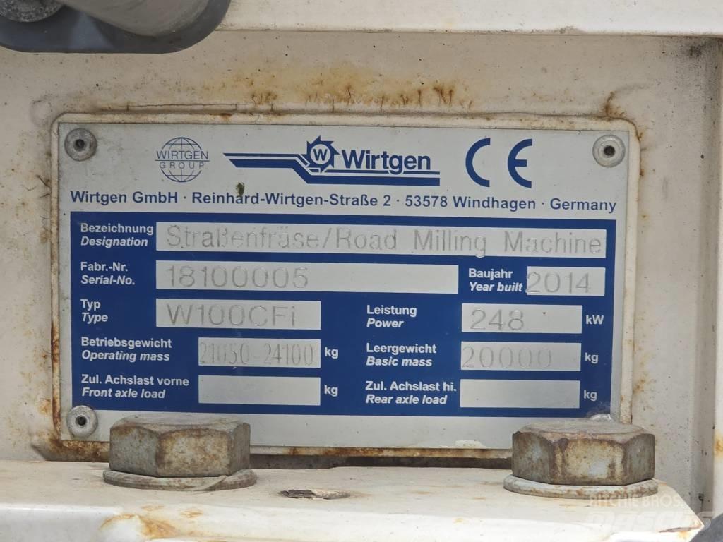 Wirtgen W 100 CFI Utilaje asfalt cu freze reci