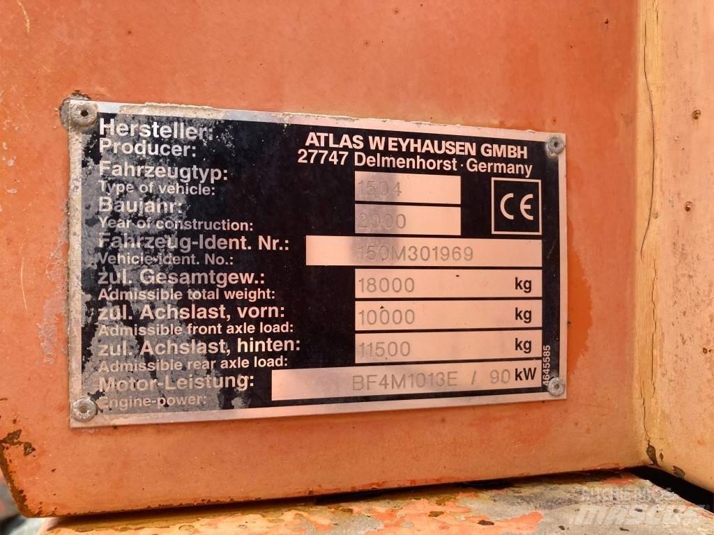 Atlas 1504 Excavatoare cu roti