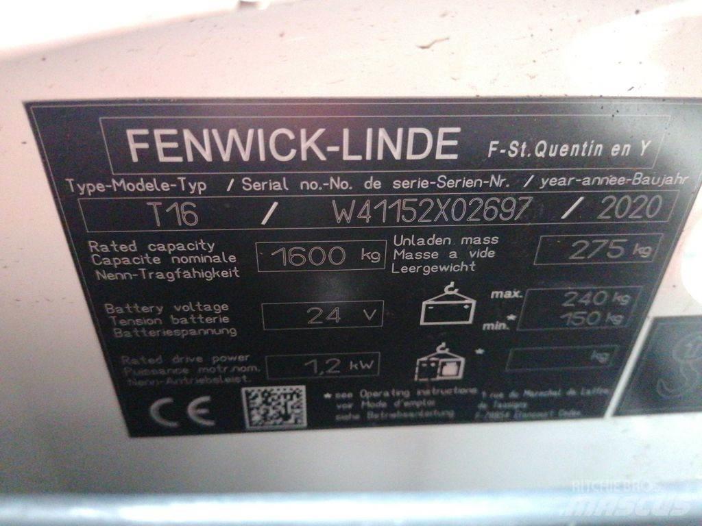 Linde T16 Transpaleta manuala