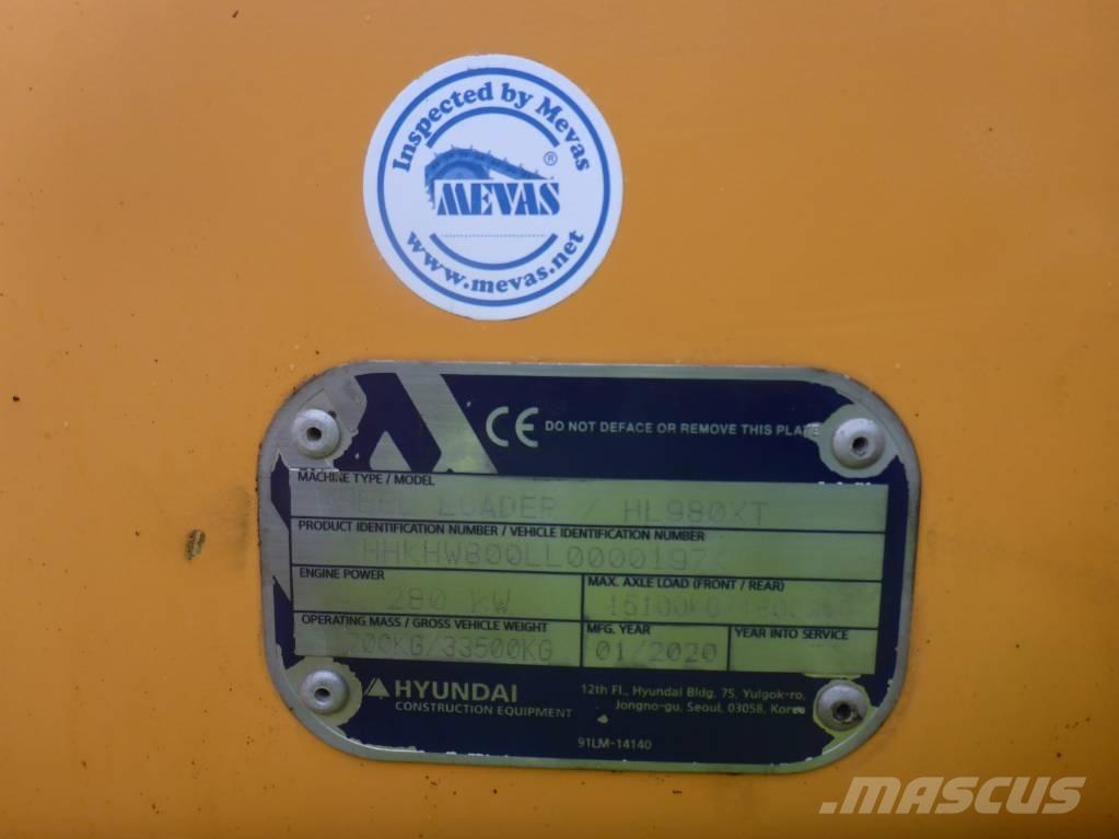 Hyundai HL980XT Incarcator pe pneuri