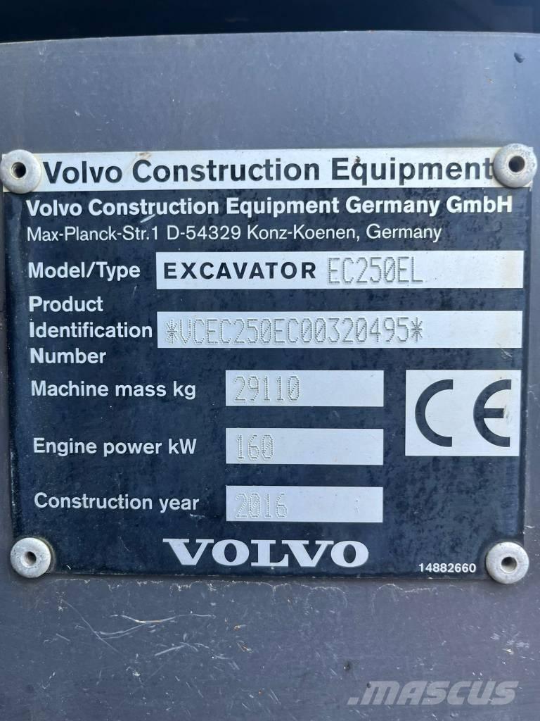 Volvo EC 250 E Excavatoare pe șenile
