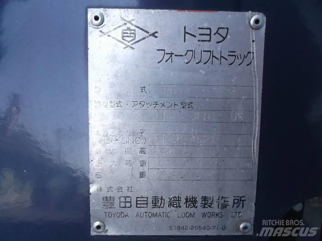 Toyota 3 FD 14 Stivuitor diesel