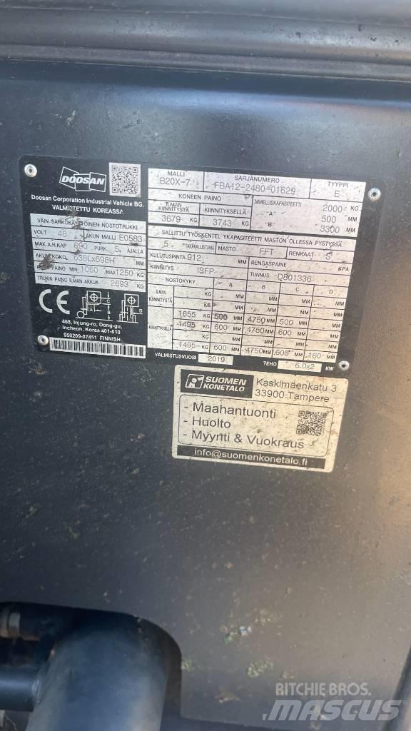 Doosan B20X-7 Stivuitor electric