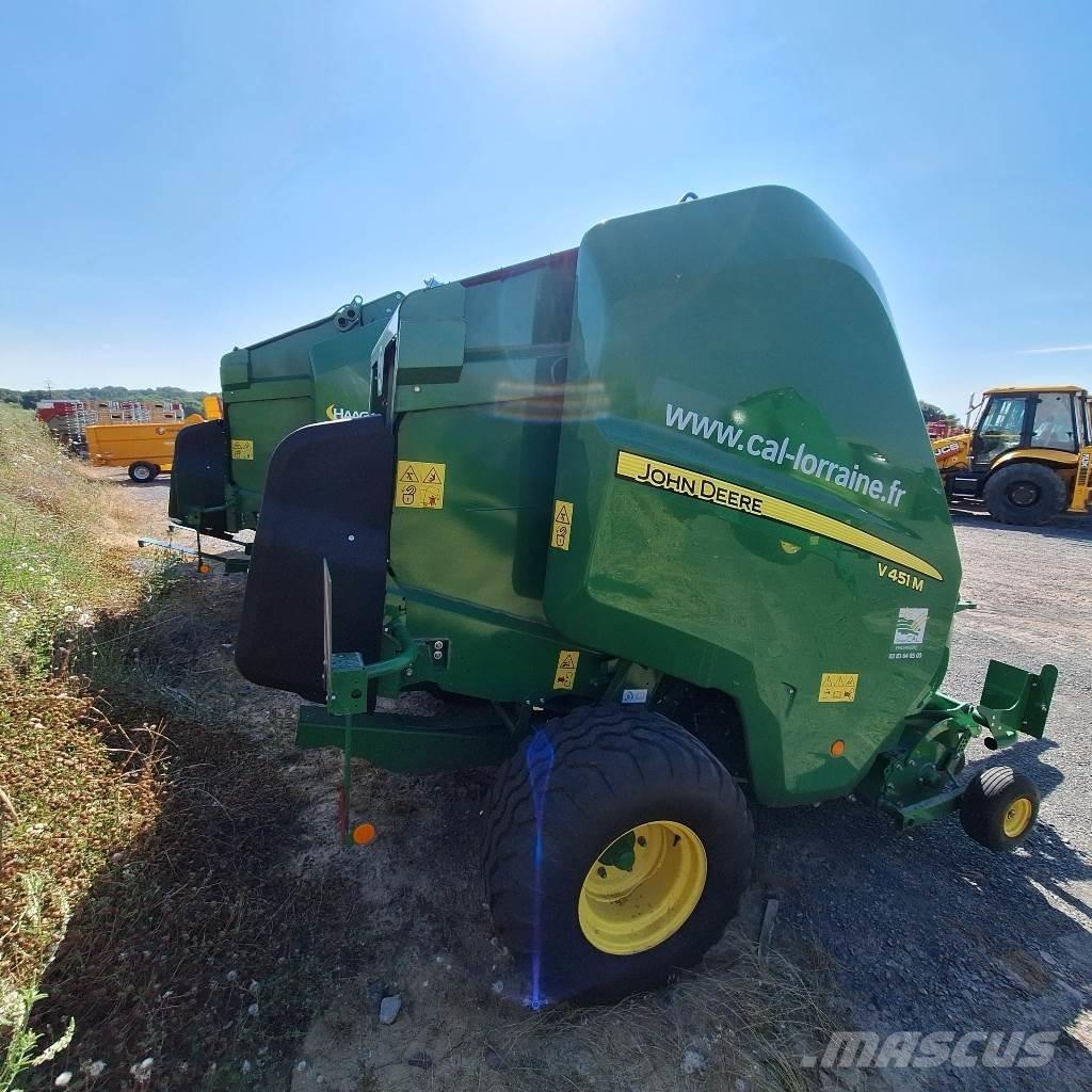 John Deere V 451 M Masina de balotat cilindric