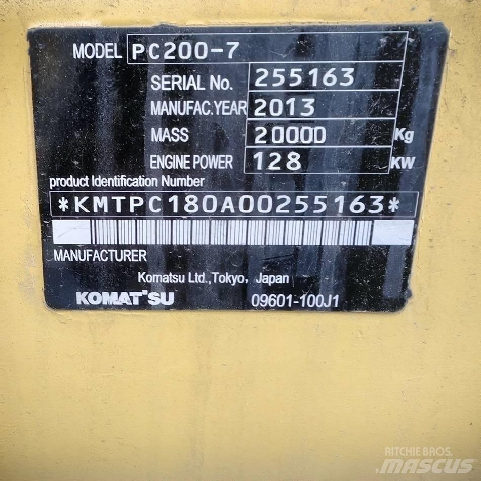 Komatsu pc200-7 Excavatoare pe șenile
