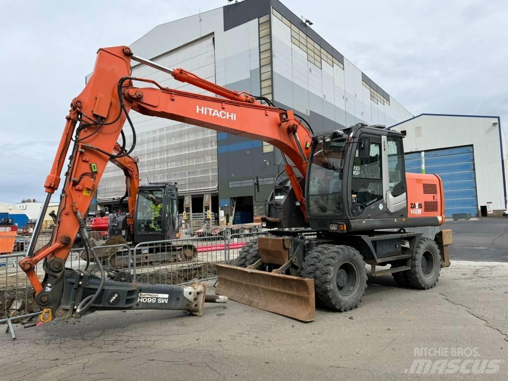 Hitachi ZX 140 W-3 Excavatoare cu roti