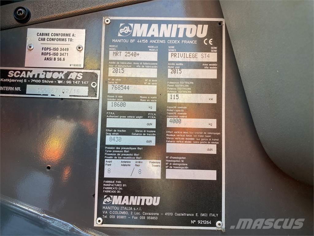 Manitou MRT2540MS Stivuitoare telescopice