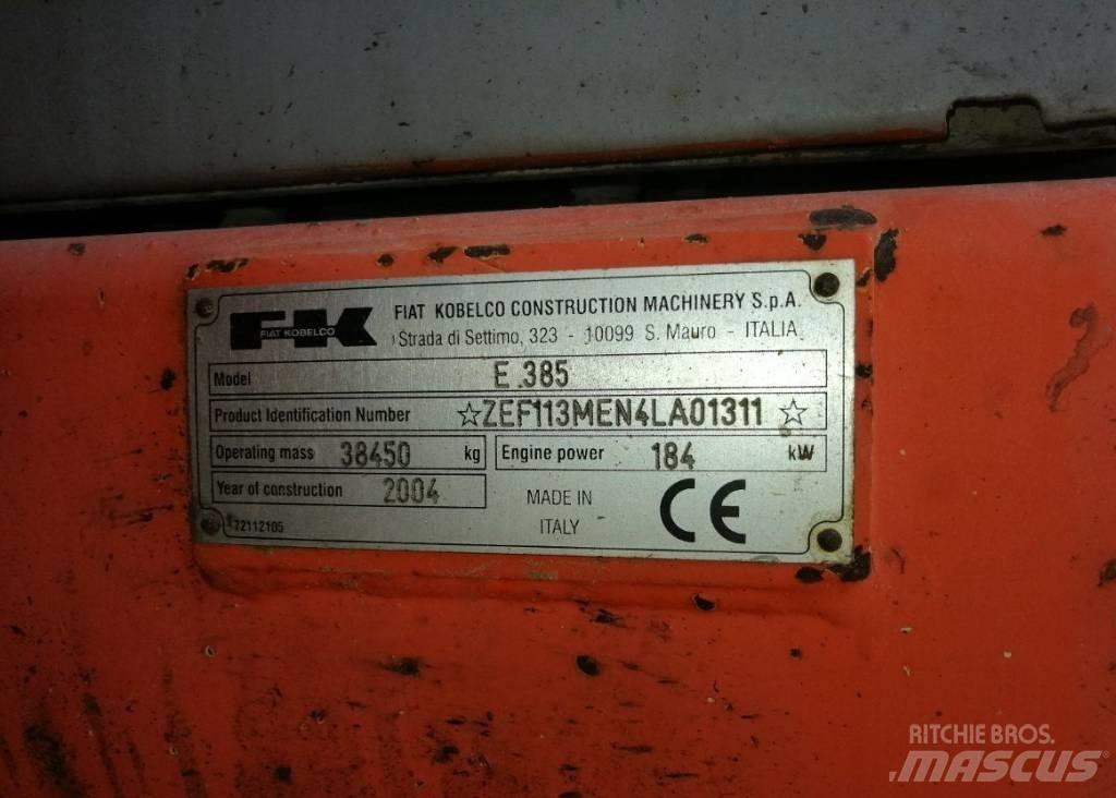 Fiat-Kobelco E385 Excavatoare pe șenile
